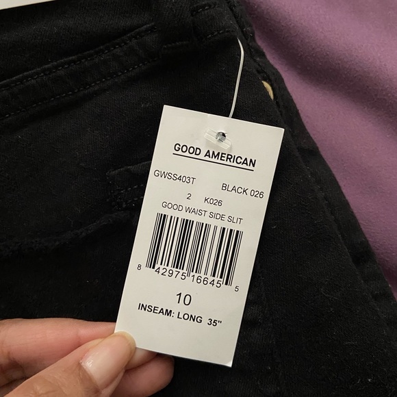 Good American Good Waist Jeans sz 10 Long - Picture 7 of 7
